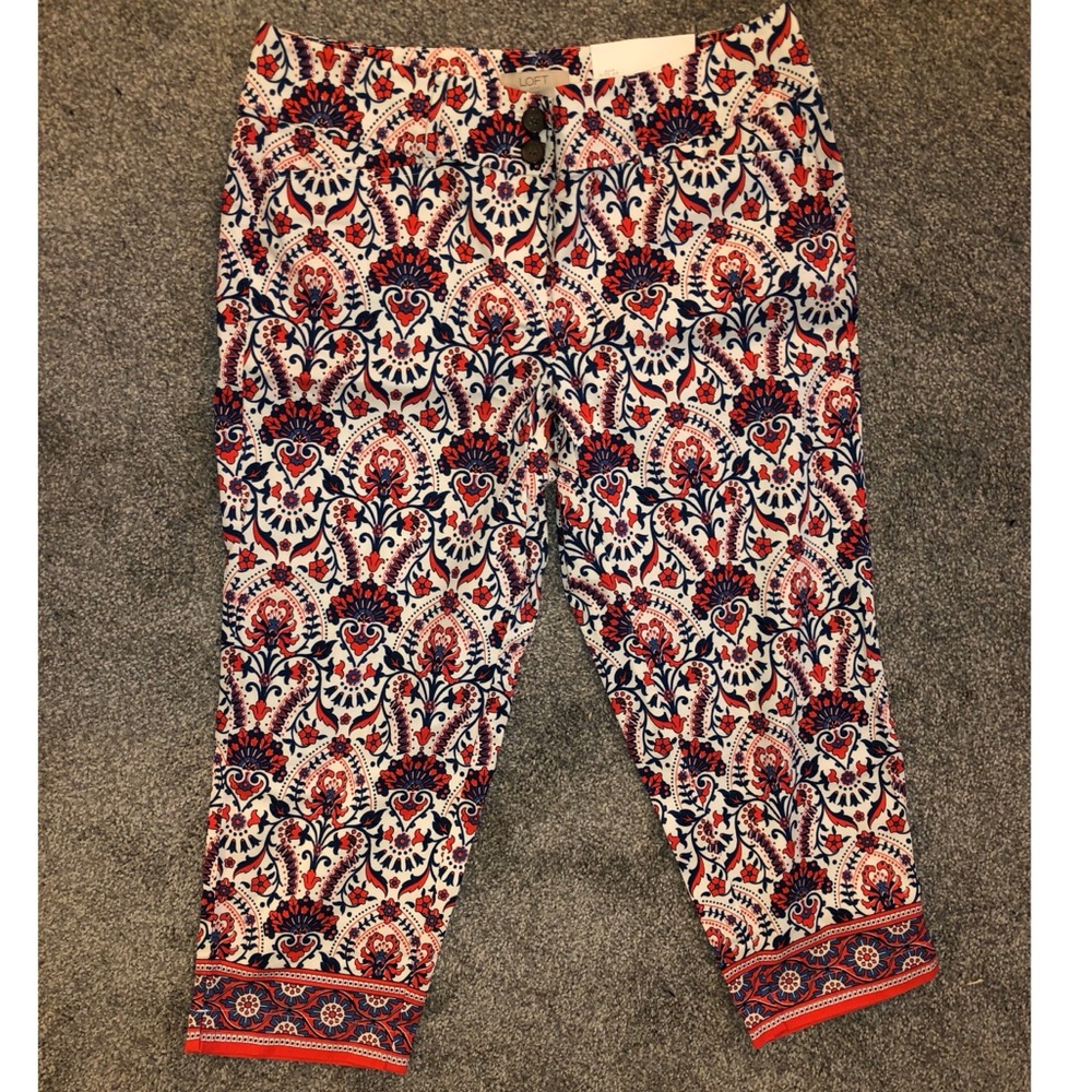 Loft original crop petite pants